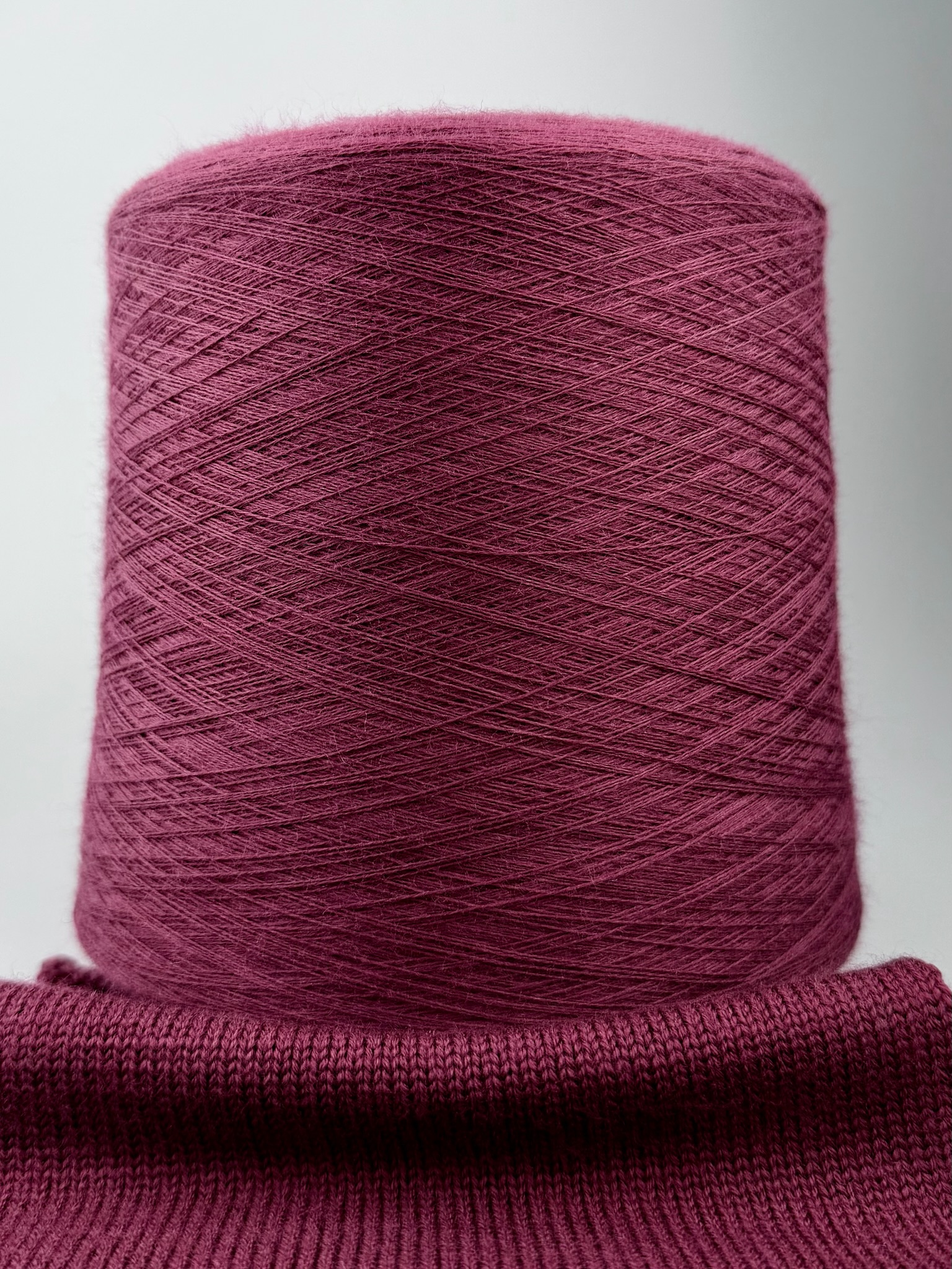Biagioli Modesto Cashmere 30 – Fil cachemire mérinos 2/36 Bordo 140092 photo 2